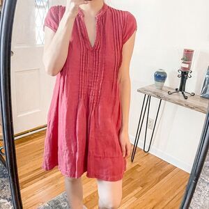 CP Shades X Free People Regina Linen Tunic Dress S